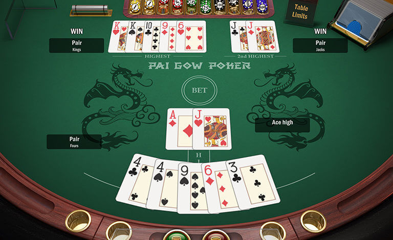 Pai gow card game